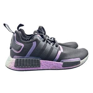 adidas NMD R1 Running Sneaker Shoes Mens Size 9.5 Purple Eggplant Lace Up FV8732